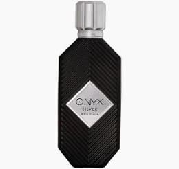 Onyx Silver EDP 100ml by Khadlaj perfume bottle