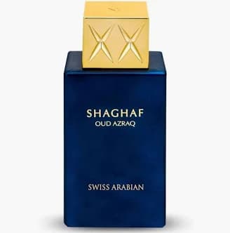 Shaghaf Oud Azraq Limited Edition by Swiss Arabian perfume bottle