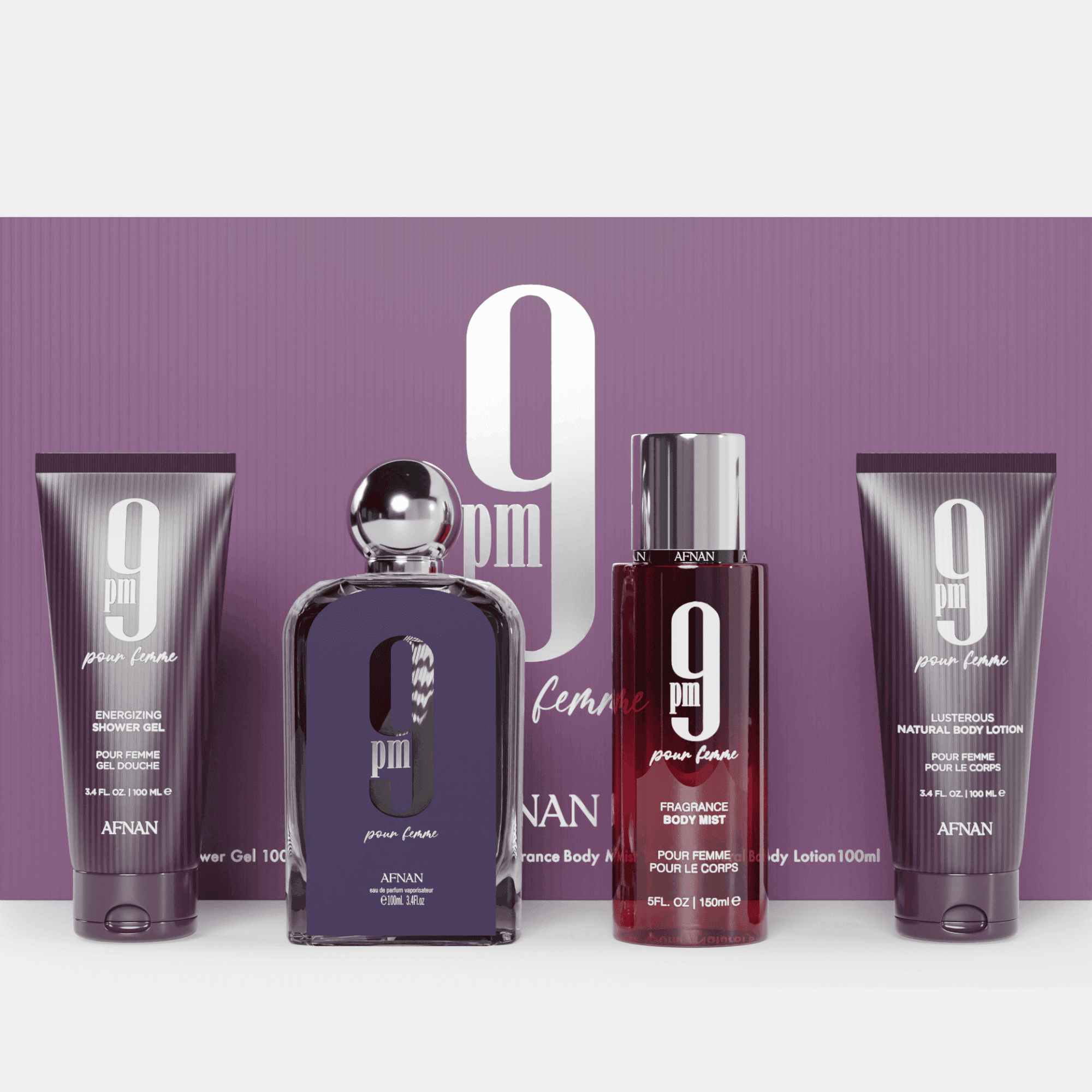 GIFT SET 9 PM POUR FEMME (Eau De Parfum | Pour Femme) — thumbnail 1
