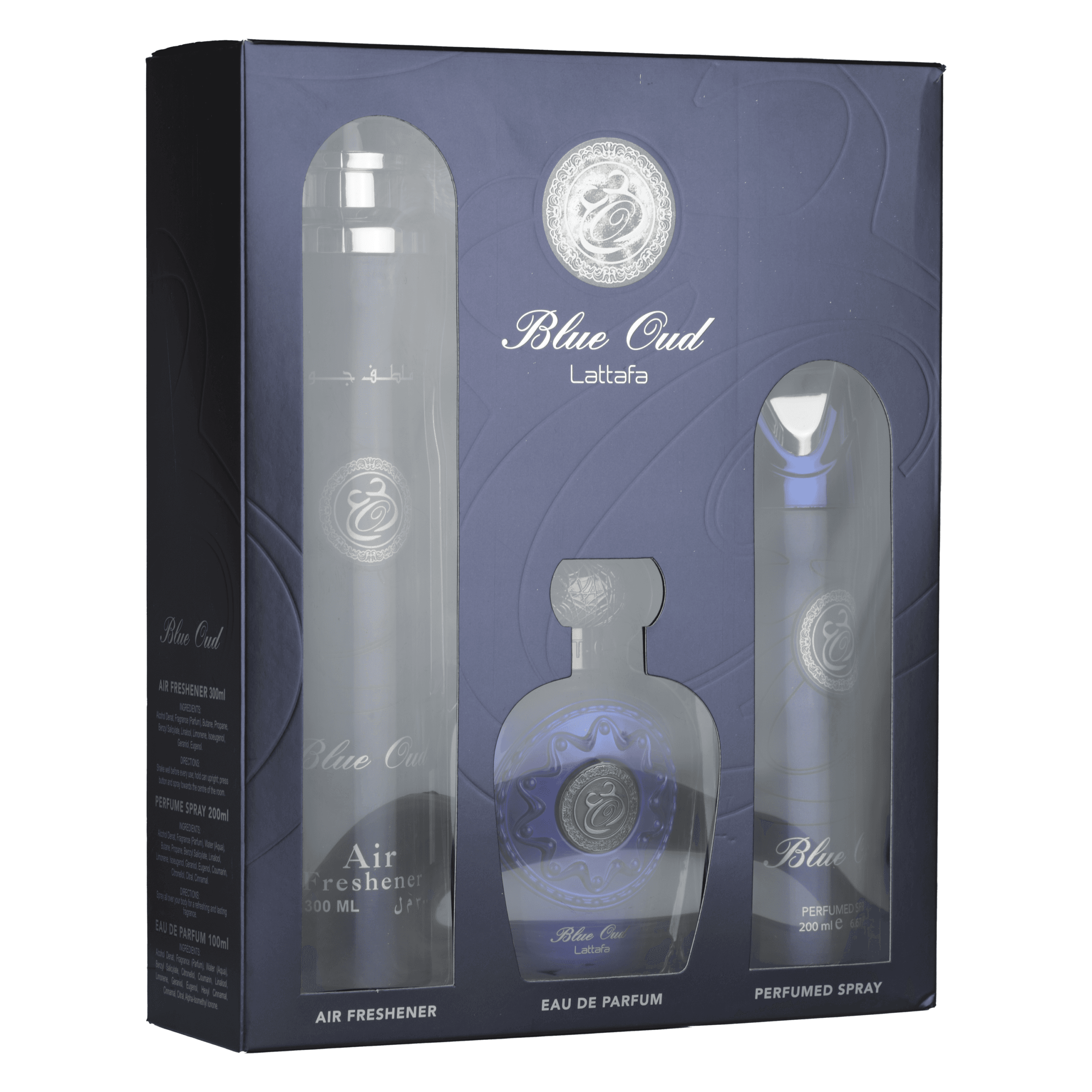 Gift Set Blue Oud – 3 Pcs (Spray – Deo – Af) — thumbnail 2