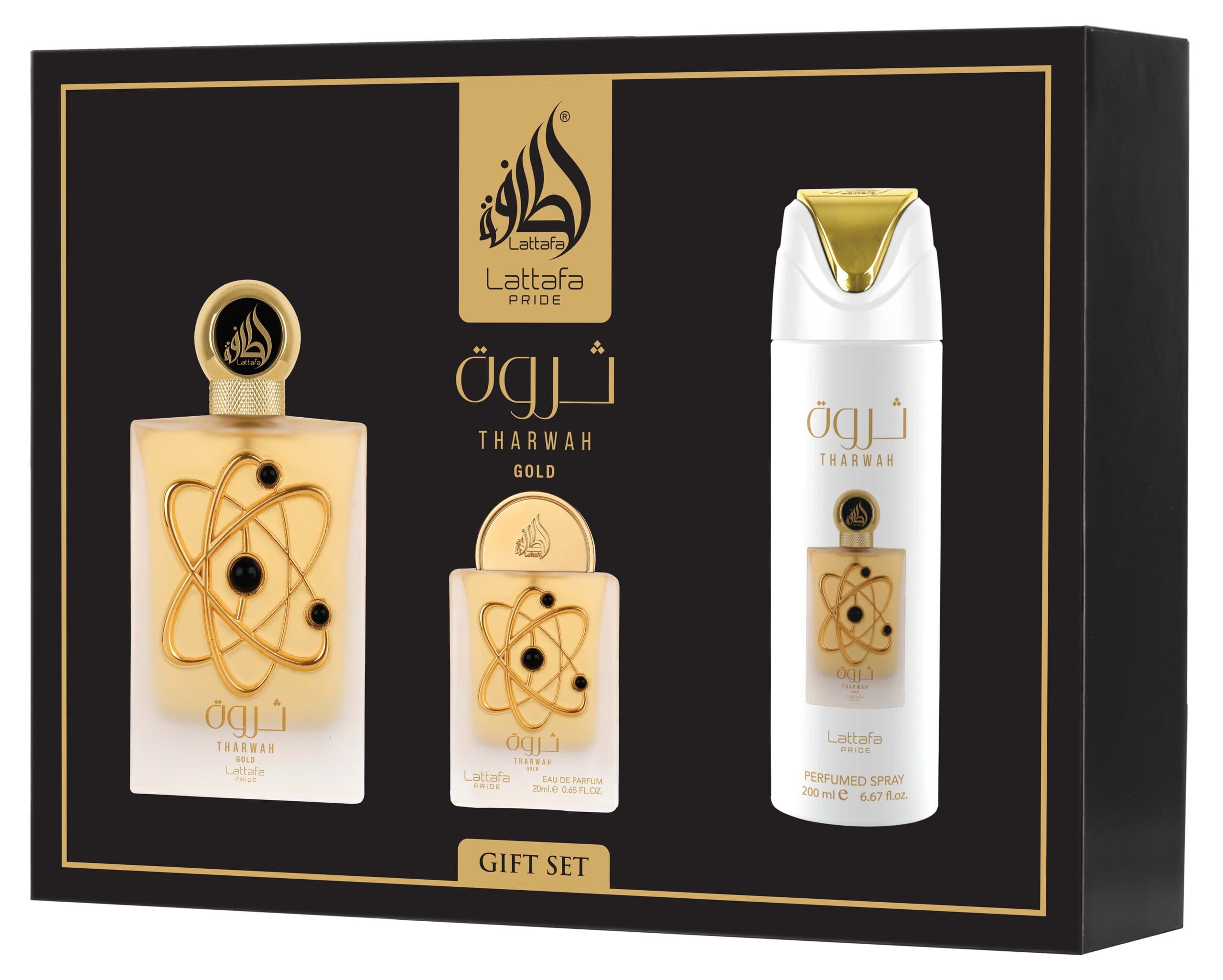 Giftset Tharwah Gold -3pc — thumbnail 2
