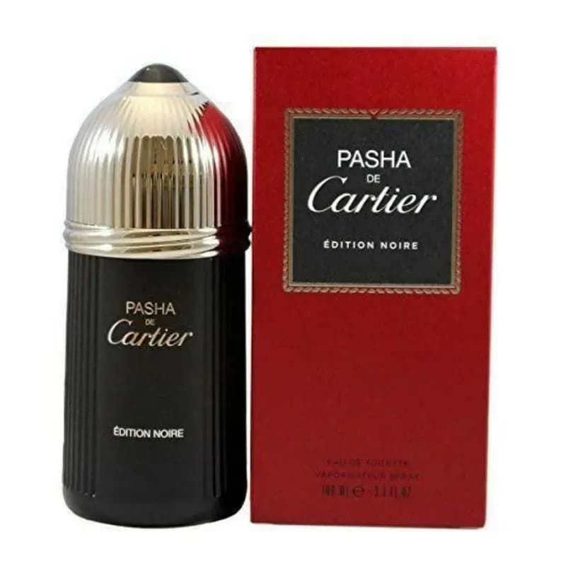 Pasha De Edition Noire EDT For Men 100ML Old by Cartier perfume bottle