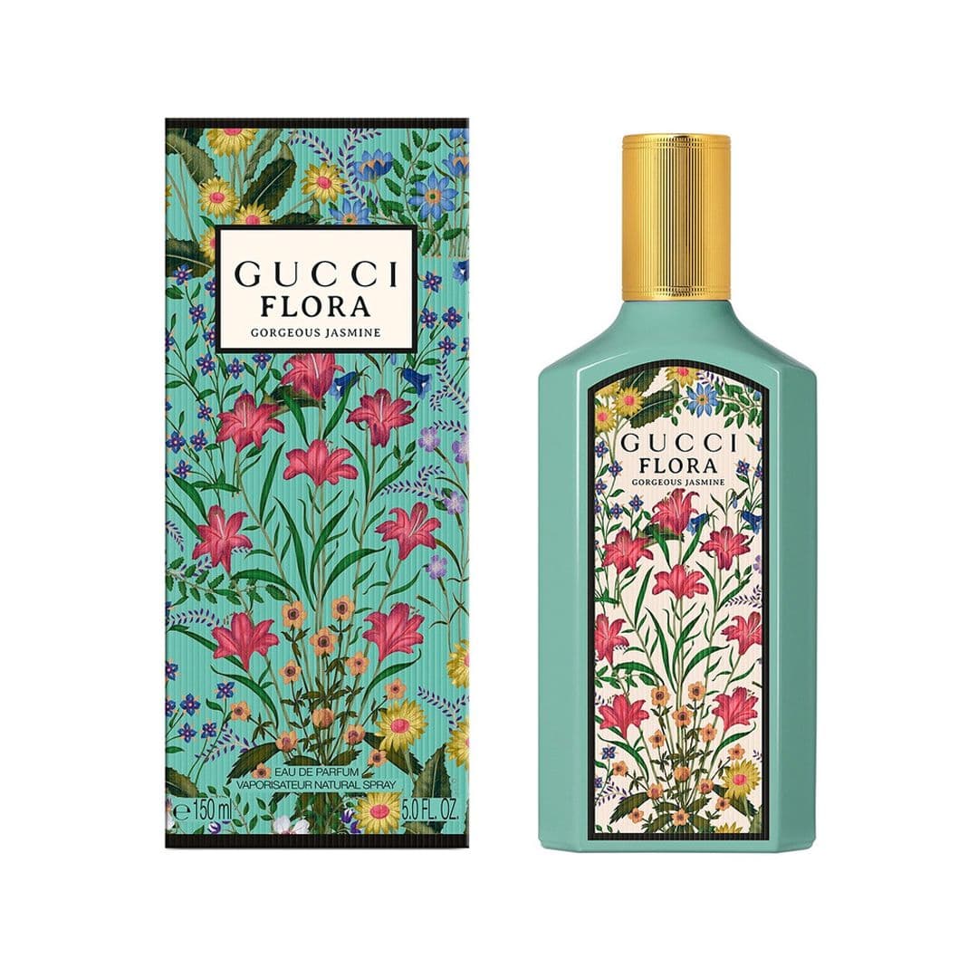 Flora Gorgeous Jasmine Perfume For Women EDP- 150ml by Gucci perfume bottle