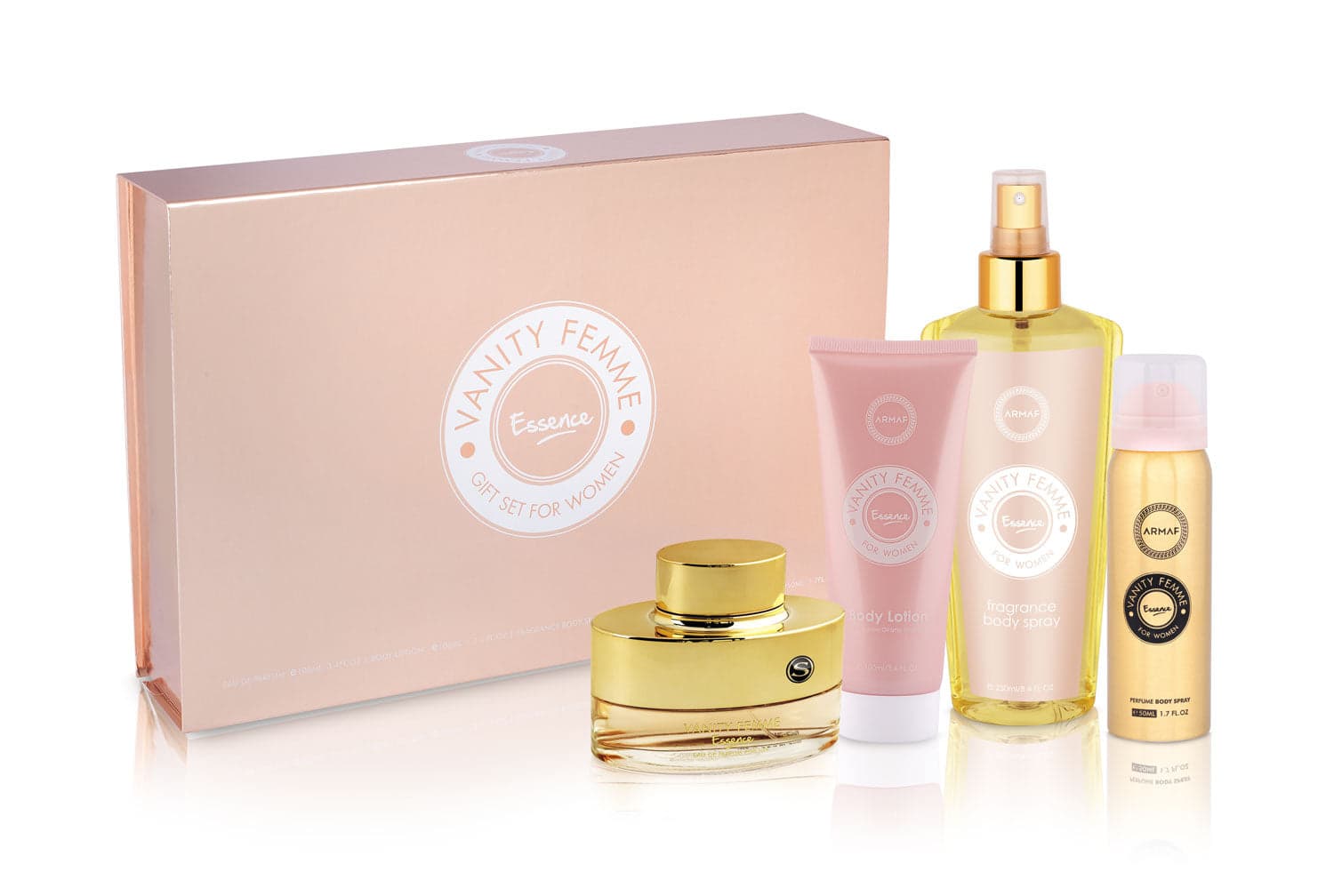 VANITY FEMME ESSENCE WOMAN 4PC GIFT SET (Default Title)