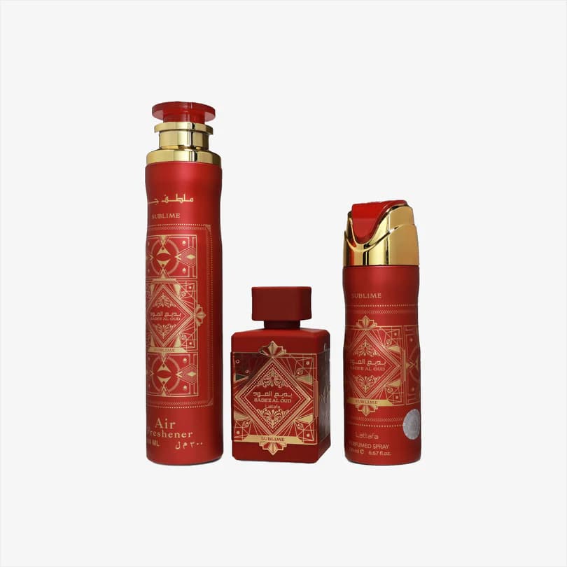 Gift set Badee Al Sublime – 3 Pcs (Spray – Deo – Af)