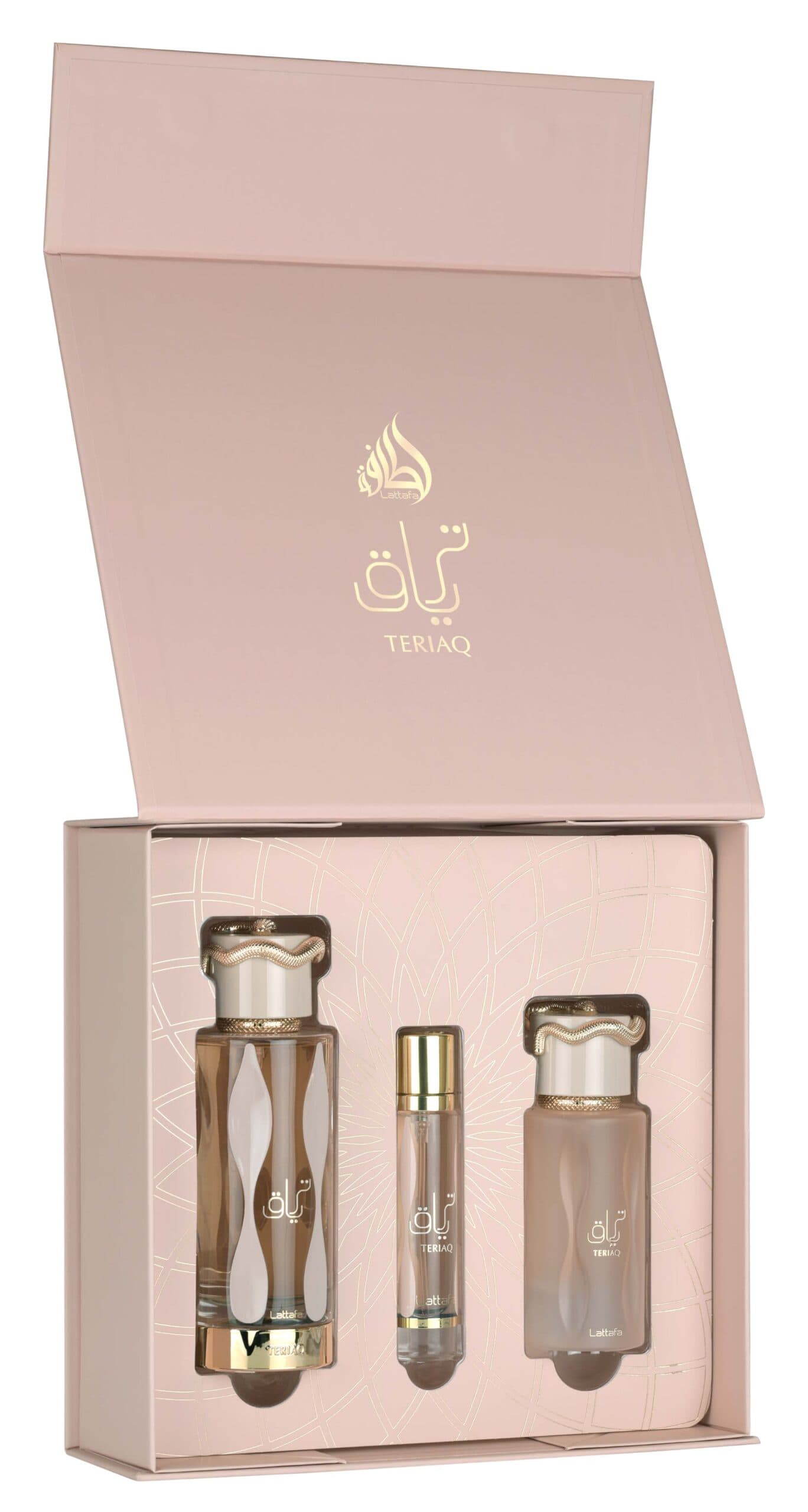 Lattafa Gift Set – Teriaq 100Ml – 12ml – Hairmist