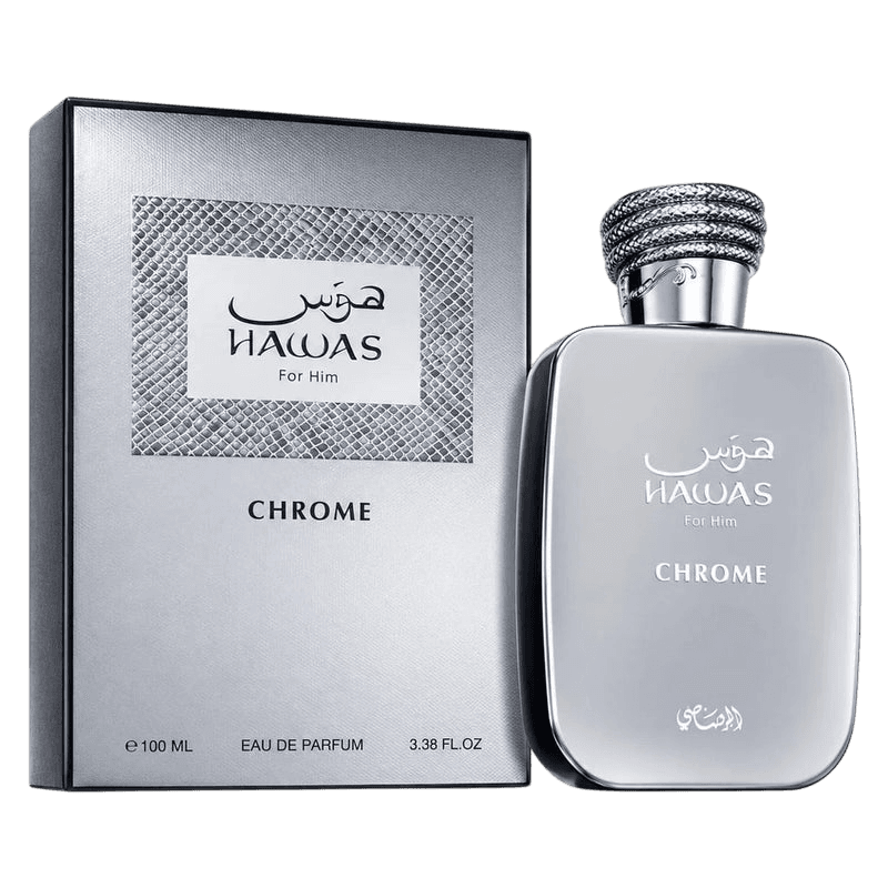 Hawas Chrome by Rasasi perfume bottle