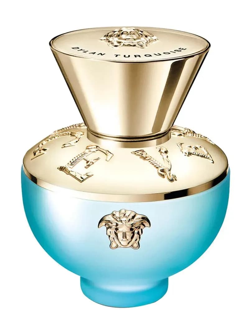 Pour Femme Dylan Turquoise EDT For Women 50ML by Versace perfume bottle
